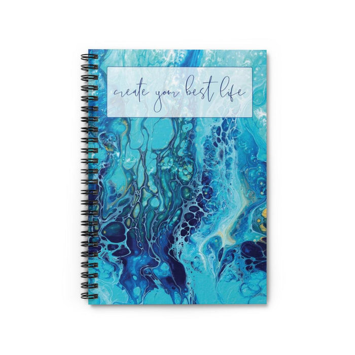 Create Your Best Life Spiral Journal - Ruled Line