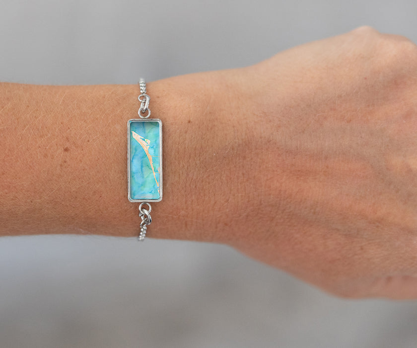 Anna Maria Island Watercolor Pendant Bracelet