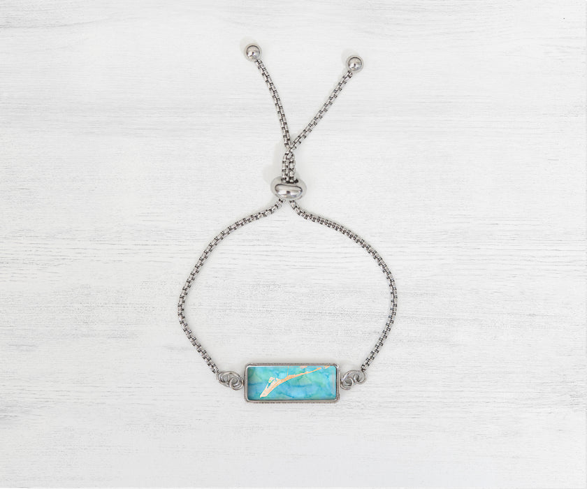 Anna Maria Island Watercolor Pendant Bracelet