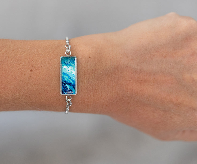 Coastal Breeze Pendant Bracelet | Handmade Beach Jewelry