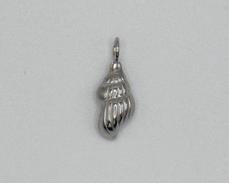 Stainless steel conch shell charm