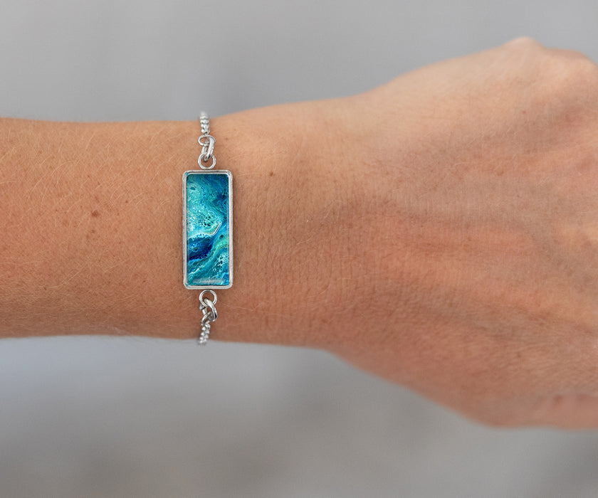 Deep Serenity Pendant Bracelet | Handmade Beach Jewelry