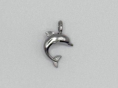 Stainless steel dolphin charm