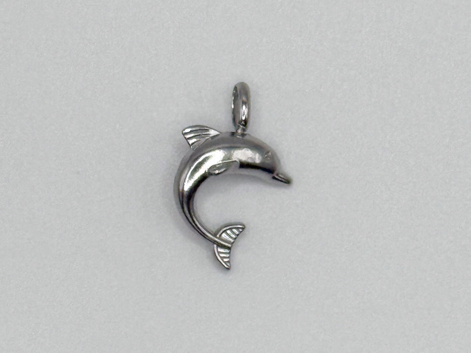 Stainless steel dolphin charm