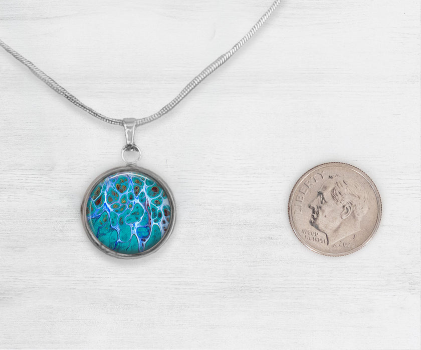 Making a Splash Large Circle Necklace | Beach Jewelry | Handmade