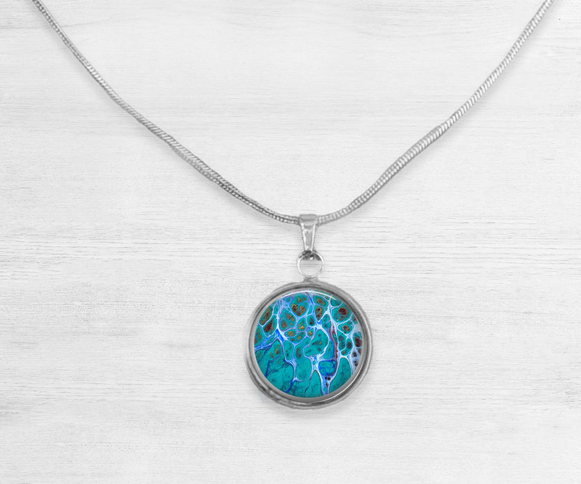 Making a Splash Large Circle Necklace | Beach Jewelry | Handmade