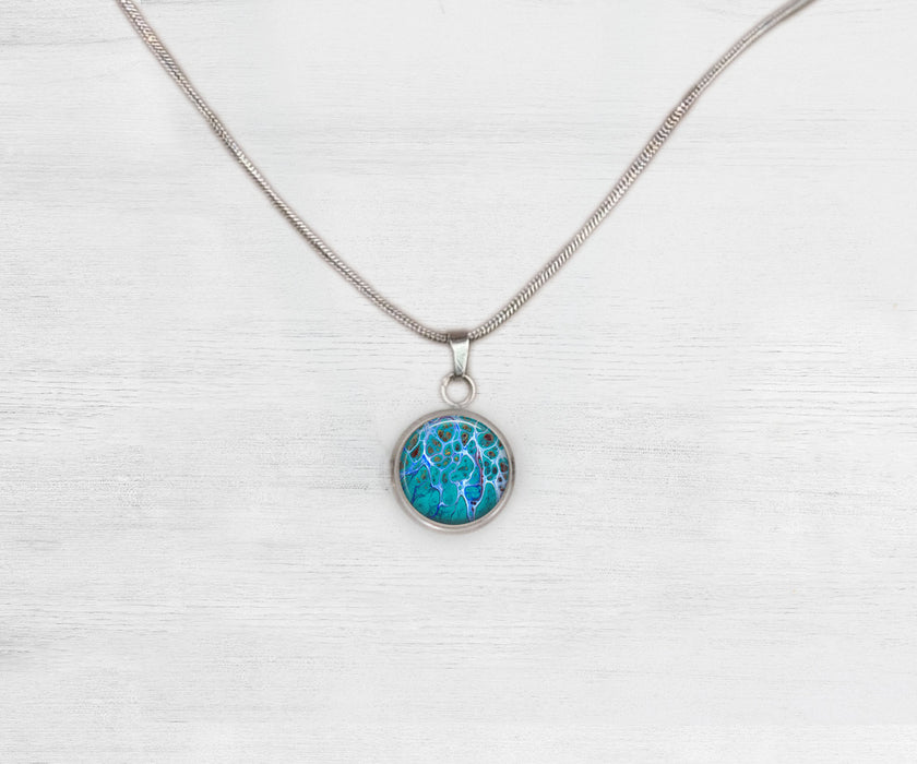 Making a Splash Small Circle Necklace | Beach Jewelry | Handmade