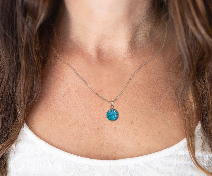 Making a Splash Small Circle Necklace | Beach Jewelry | Handmade
