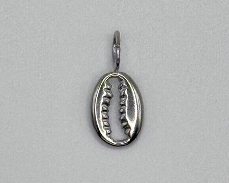 Stainless steel pooka cowrie shell charm