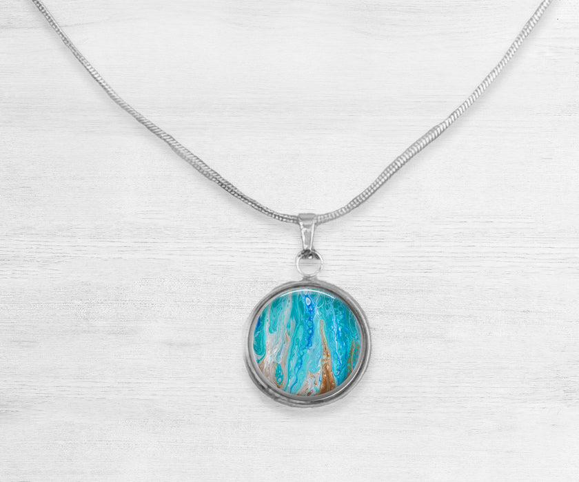 Sea Dreams Large Circle Necklace | Beach Jewelry