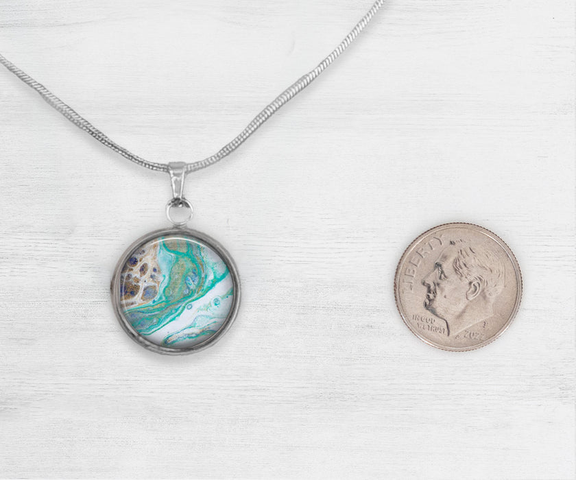 Surfside Large Circle Necklace | Beach Jewelry