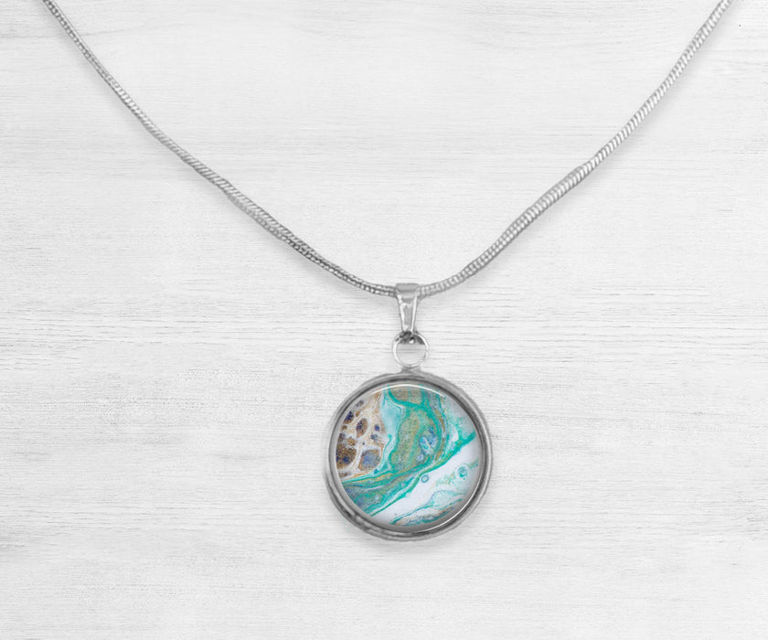 Surfside Large Circle Necklace | Beach Jewelry