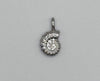Stainless steel small nautilus shell charm