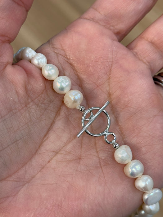 Waters Edge Fresh Water Pearl Sterling Necklace