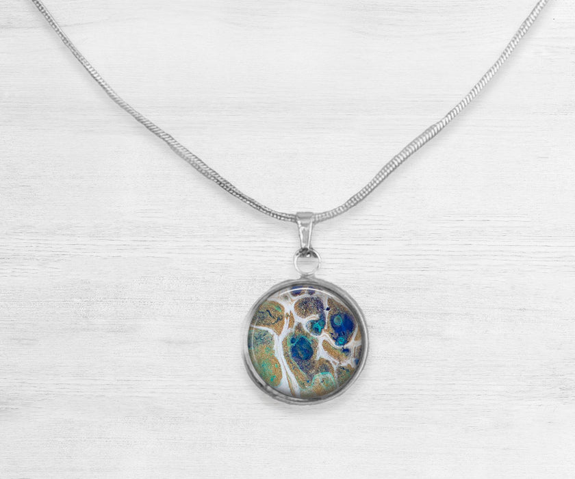 Tidal Treasures Large Circle Necklace | Beach Jewelry