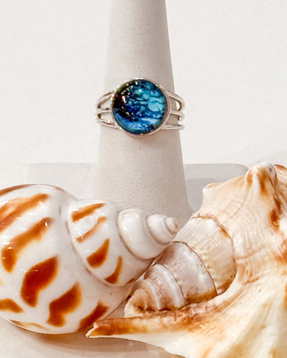 Waters Edge Sterling Circle Ring