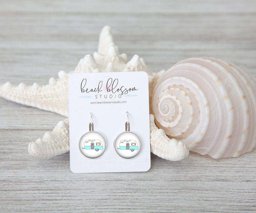 Happy Camper Dangle Earrings | Beach Jewelry