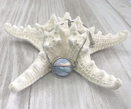 Be Still handmade bracelet on starfish