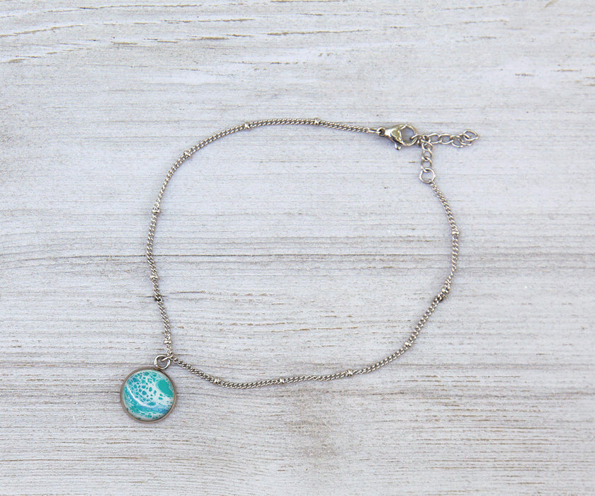 Tranquil Waters Anklet | Handmade Jewelry