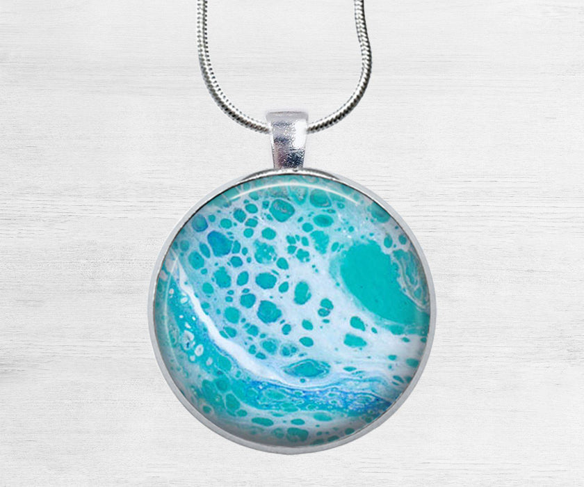 Tranquil Waters Circle Necklace