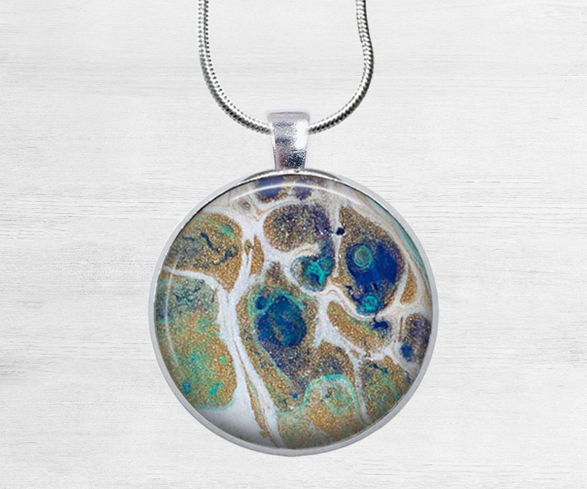 Tidal Treasures Circle Necklace | Beach Jewelry