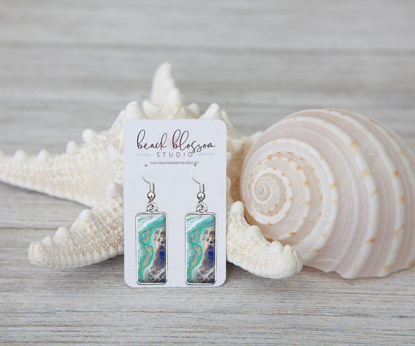 Surfside Rectangle Earrings | Handmade Earrings