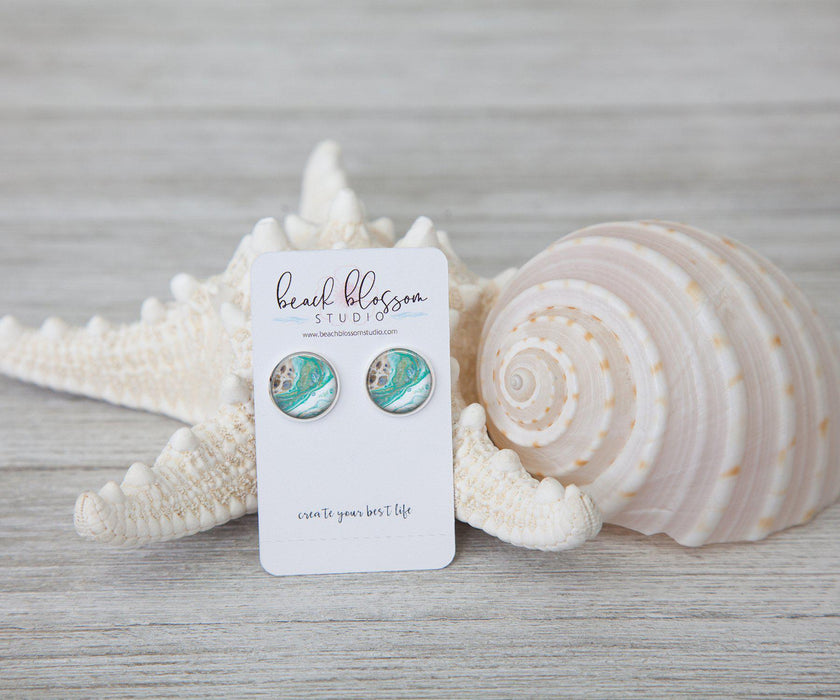 Surfside Stud Earrings | Handmade Earrings