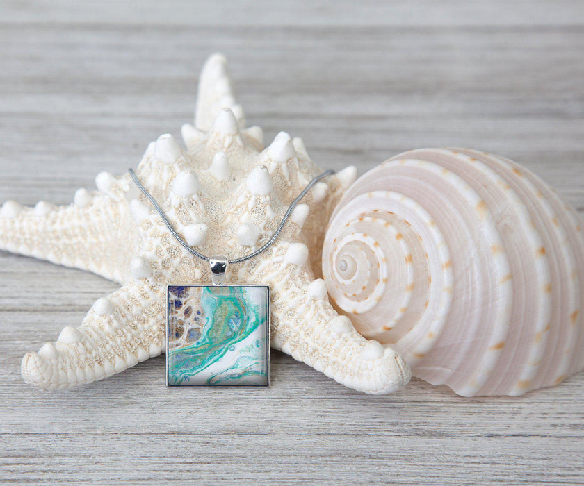 Surfside Square Necklace | Beach Jewelry