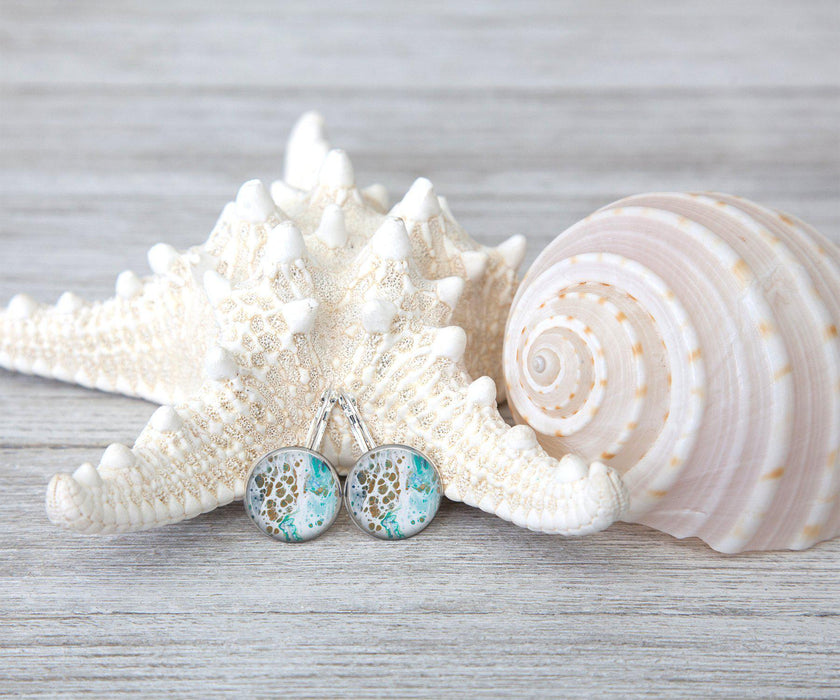 Turtle Bay Dangle Earrings | Beach Jewelry | Handmade