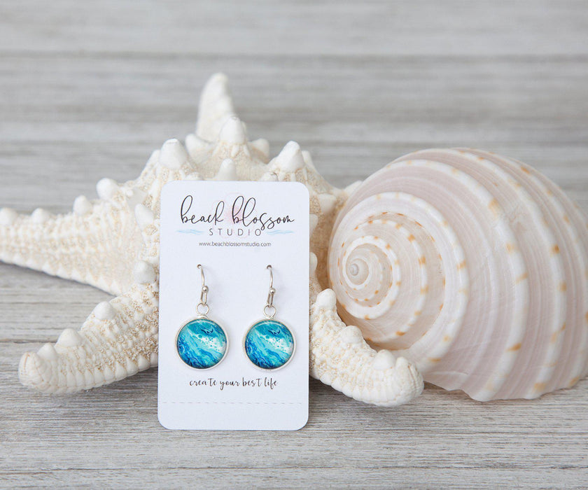 Coastal Breeze Small Dangle Earrings | Handmade Beach Jewelry