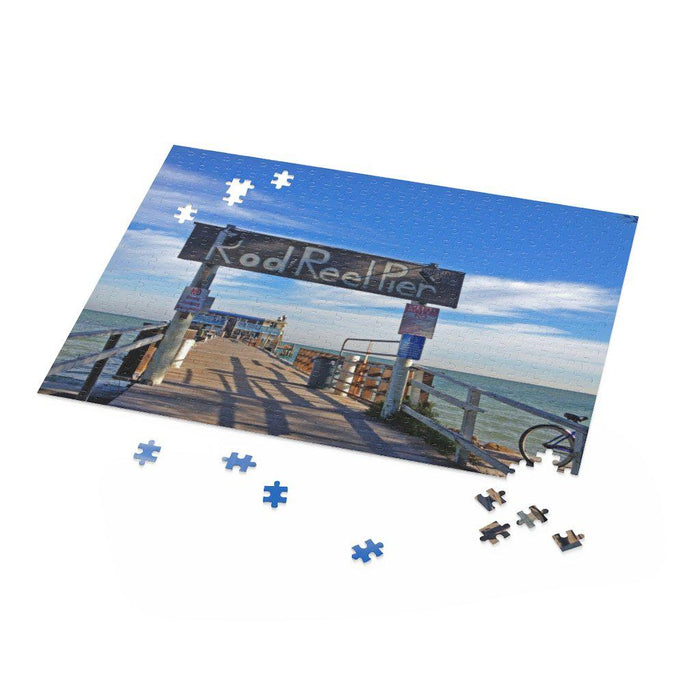 Rod & Reel Pier Puzzle 500 Pieces 18"x24"