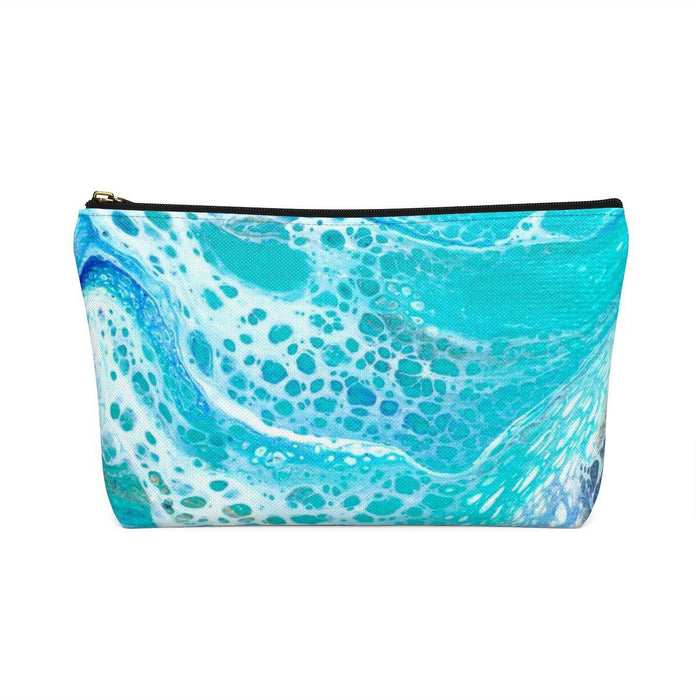Indian Shores FL Nautical Map Accessory Pouch w T-bottom with Tranquil Waters Back