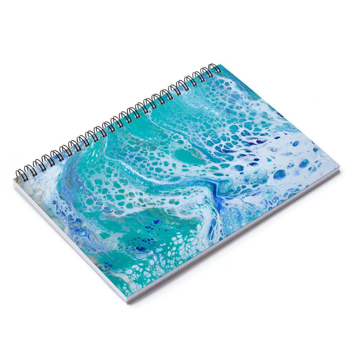 Tranquil Waters Spiral Journal - Ruled Line