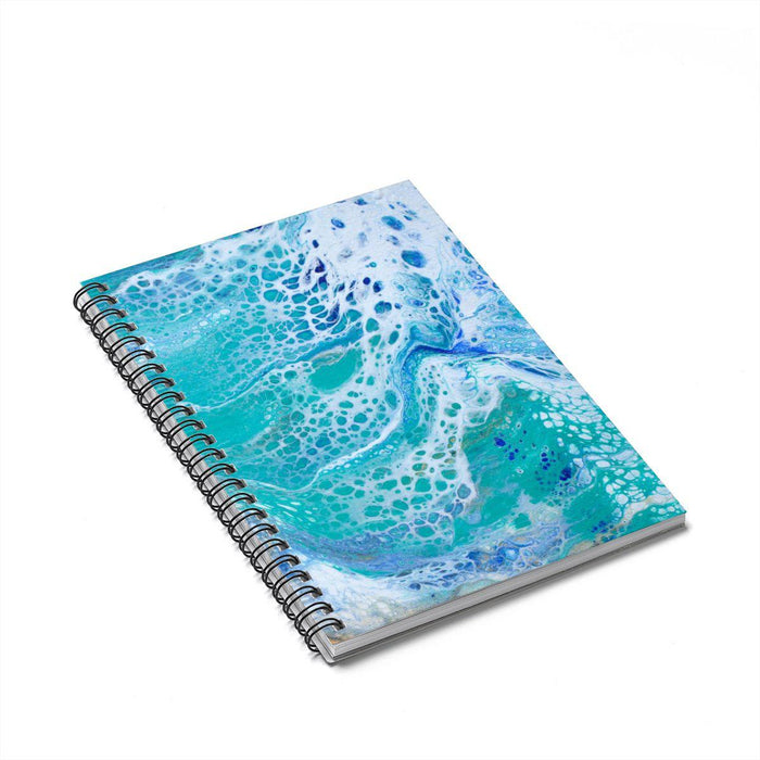 Tranquil Waters Spiral Journal - Ruled Line