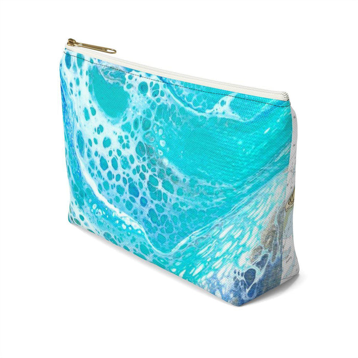 Anna Maria Island Nautical Accessory Pouch w T-bottom with Tranquil Waters Back