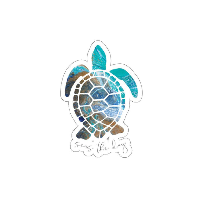 Seas the Day Sea Turtle Sticker Sticker