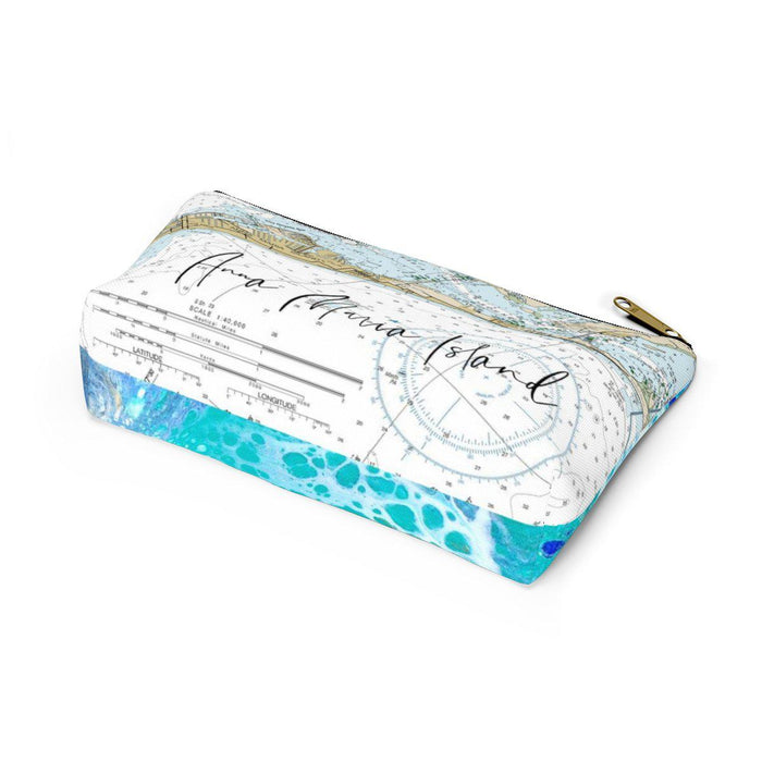 Anna Maria Island Nautical Accessory Pouch w T-bottom with Tranquil Waters Back