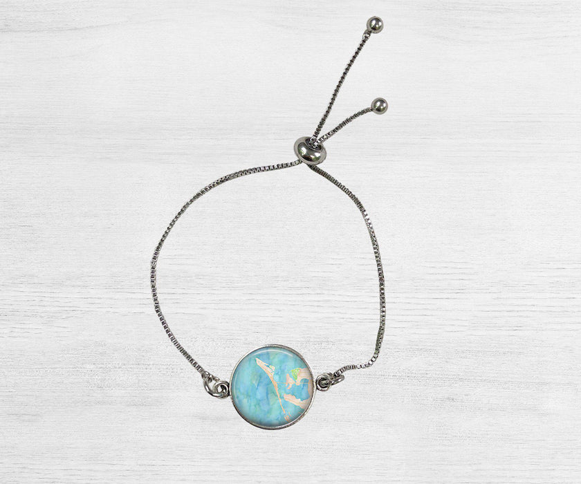 Anna Maria Island Water Color Map Bracelet