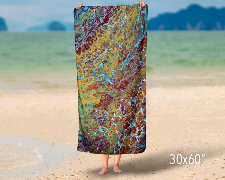Amber Waves Beach Towel