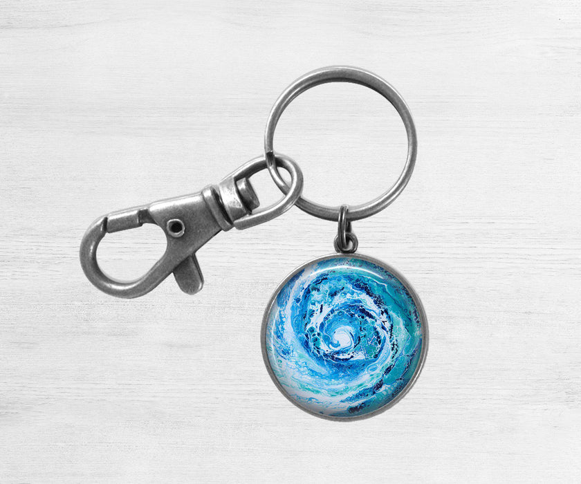 Wave Keychain | Handmade Key Chain