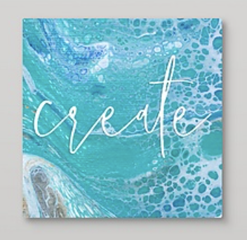 6x6 Mini Inspirational Canvases– Beach Blossom Studio