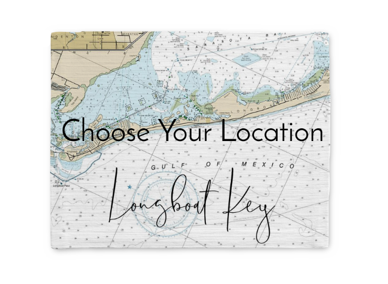 Choose Your Location Nautical Map Placemat