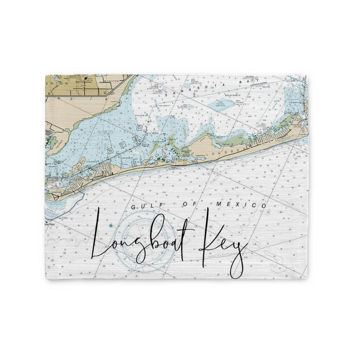 Longboat Key Nautical Map Placemat