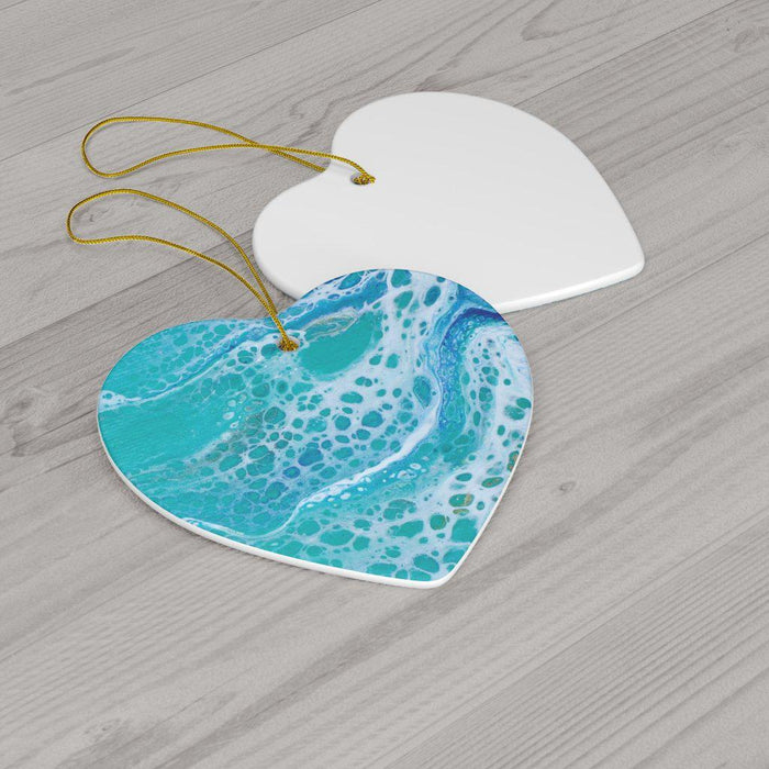 Tranquil Waters Ceramic Ornament