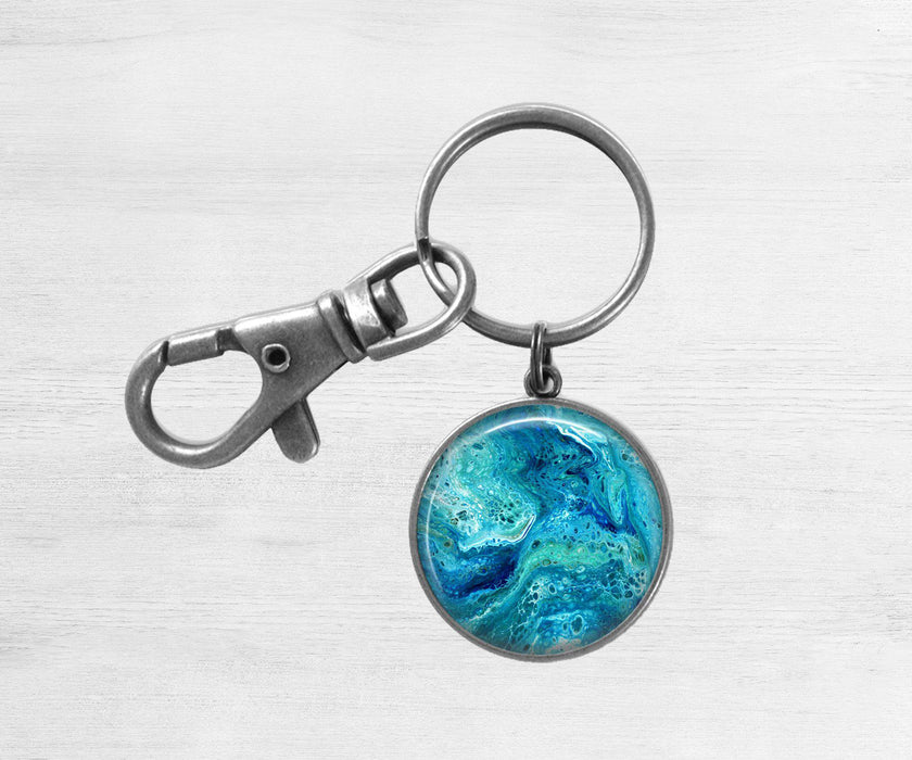 Deep Serenity Keychain | Handmade Key Chain